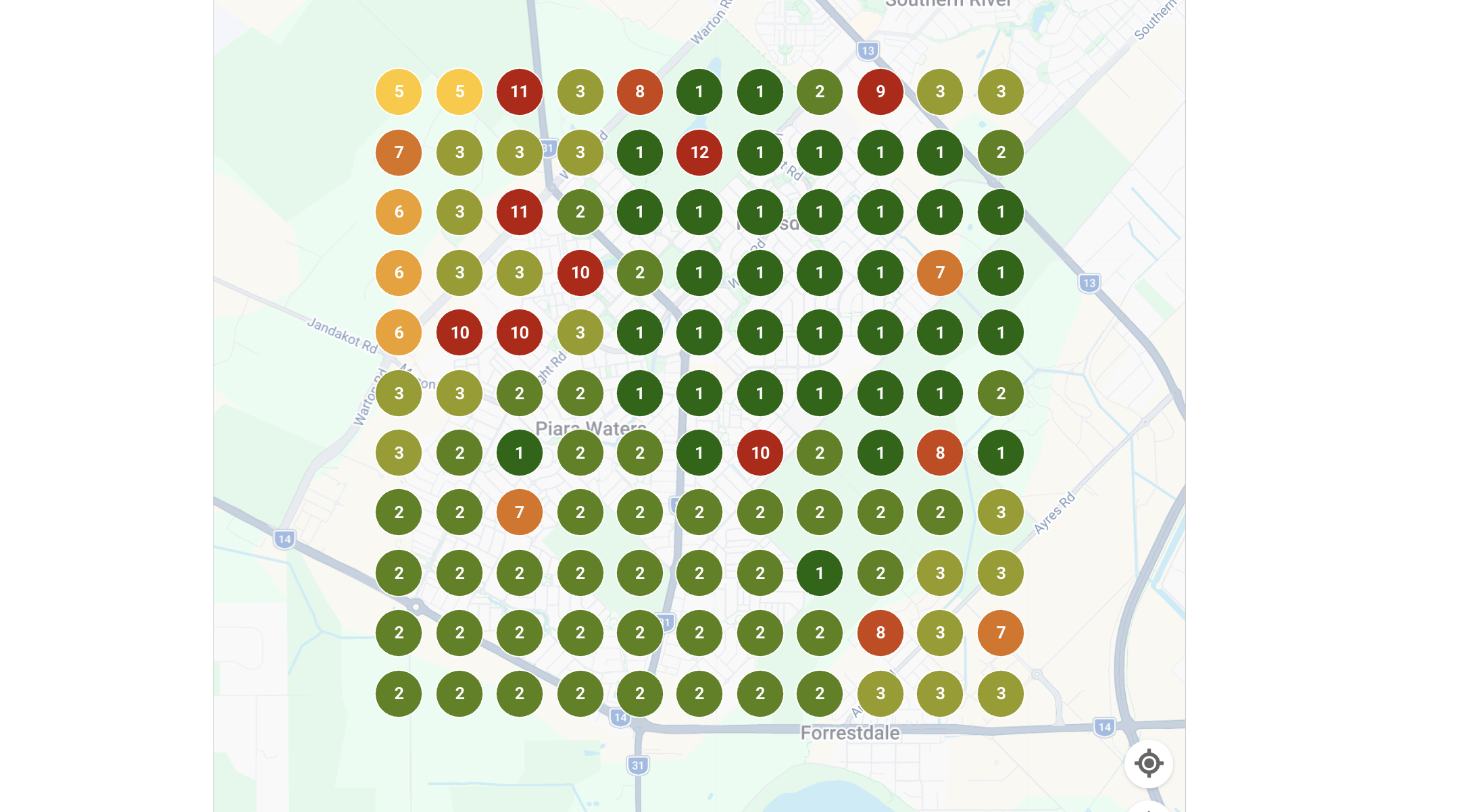 Best Cosmetic Dentist Near Me local search grid